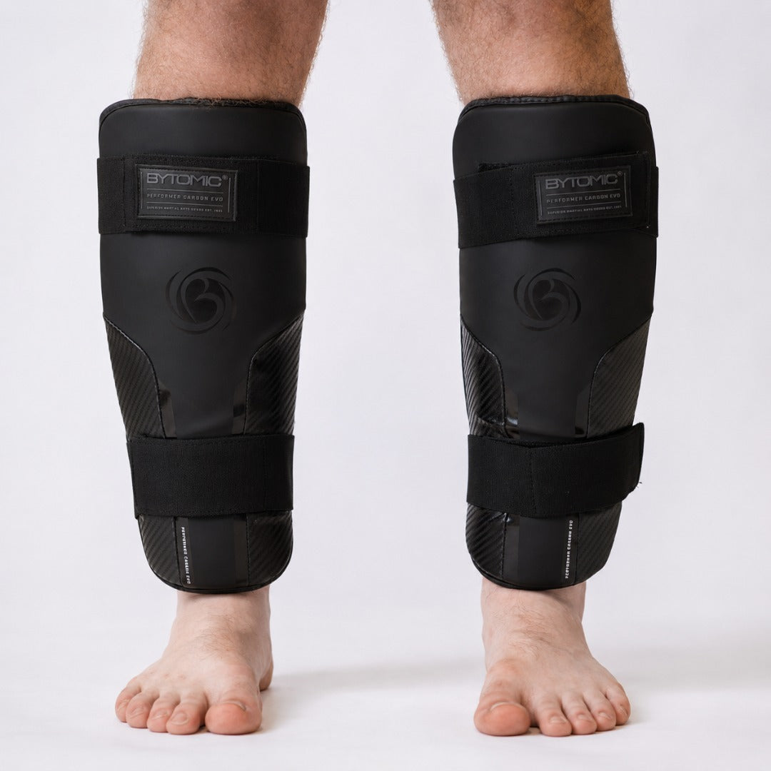 Bytomic Performer Carbon Evo Shin Guards Black/Black