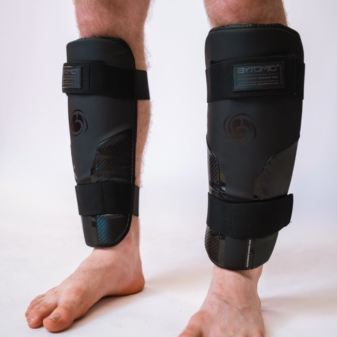 Bytomic Performer Carbon Evo Shin Guards Black/Black