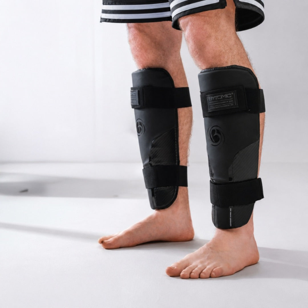 Bytomic Performer Carbon Evo Shin Guards Black/Black