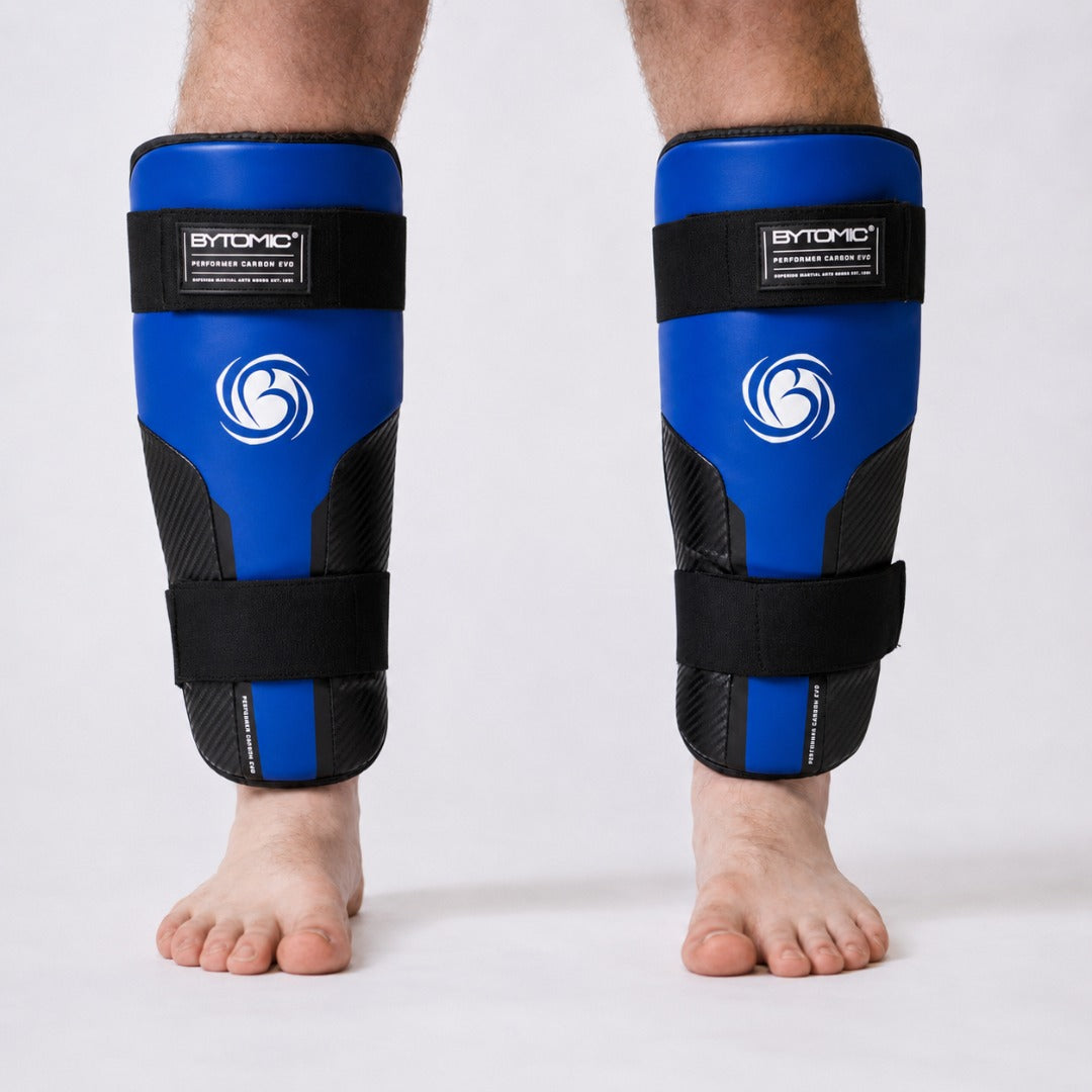 Bytomic Performer Carbon Evo Shin Guards Black/Blue