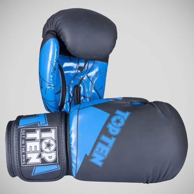 Top Ten The Splitter Boxing Gloves Black/Blue