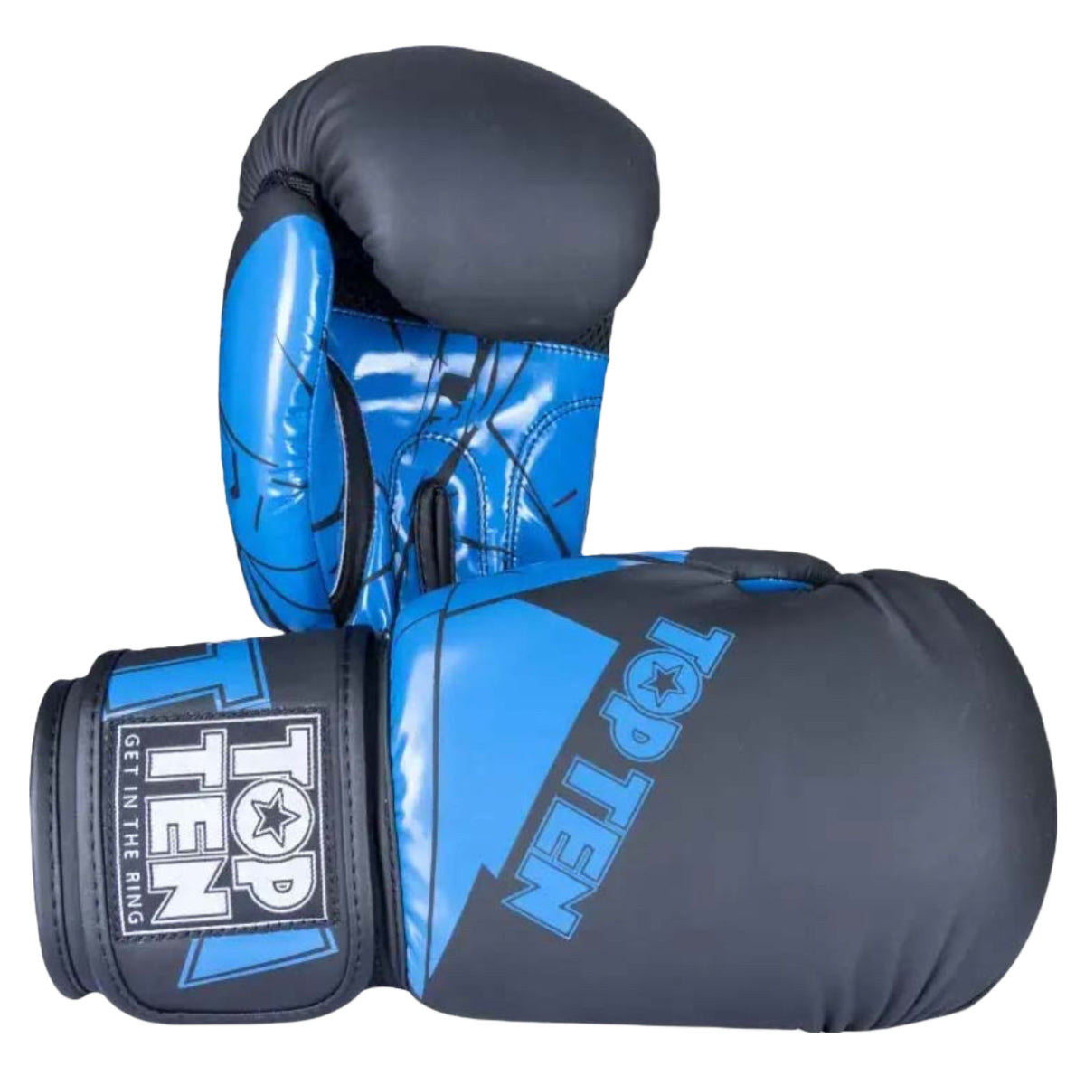 Top Ten The Splitter Boxing Gloves Black/Blue