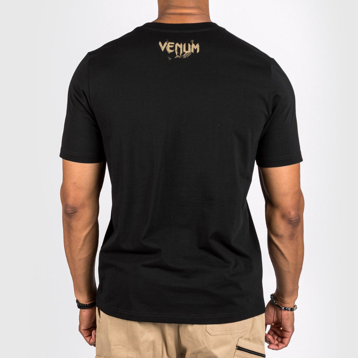 Venum Santa Muerte Tricou lateral întunecat negru/maro