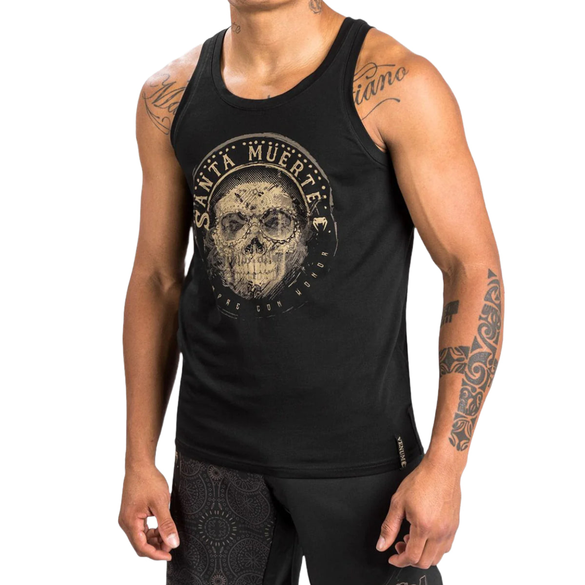 Venum Santa Muerte Dark Side Top Top Black / Brown