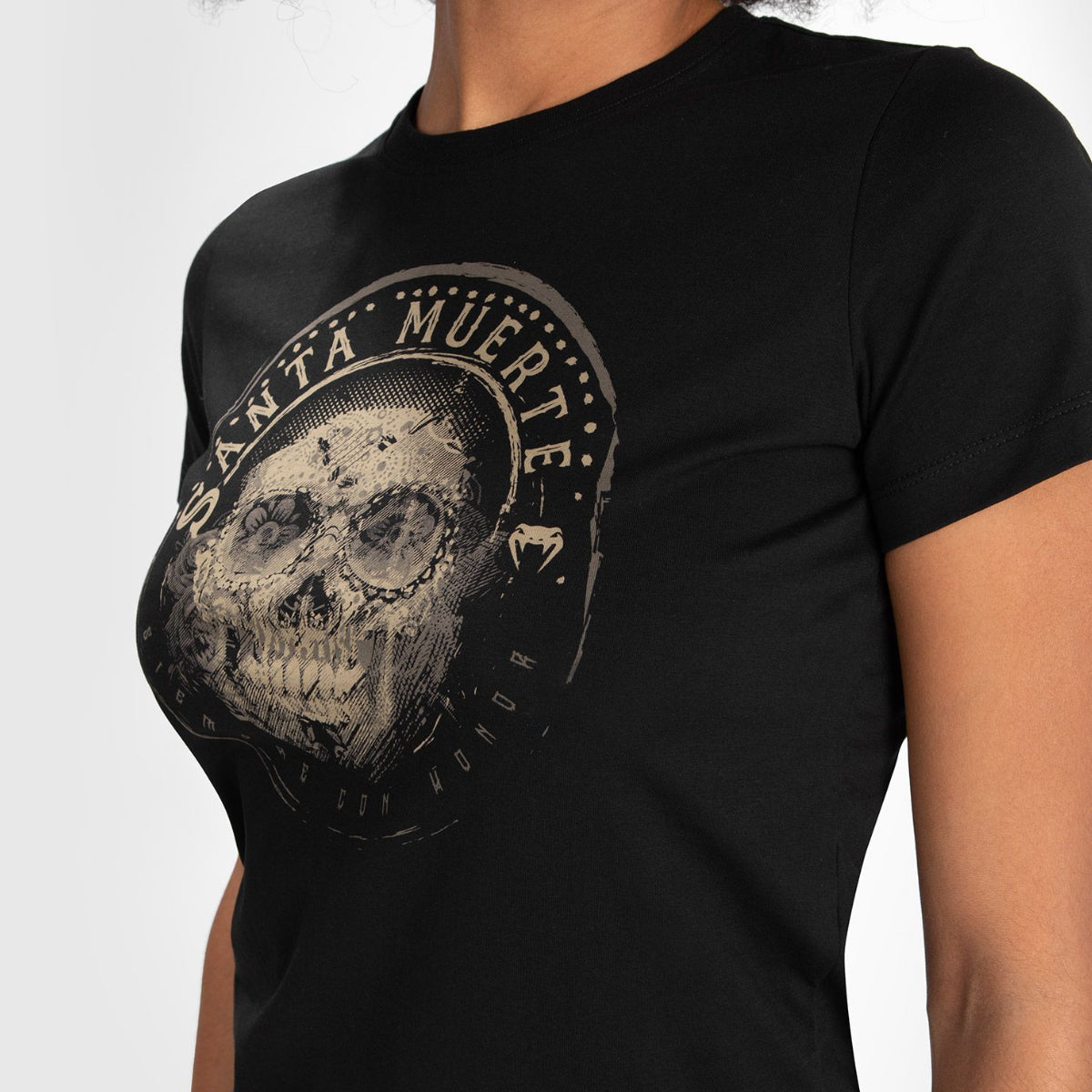 Venum Womens Santa Muerte Dark Side Fibirt чорна/коричнева