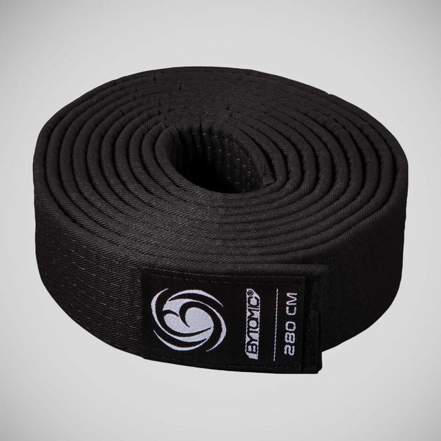 Bytomic Plain Polycotton Martial Arts Belt Pack of 10 Black