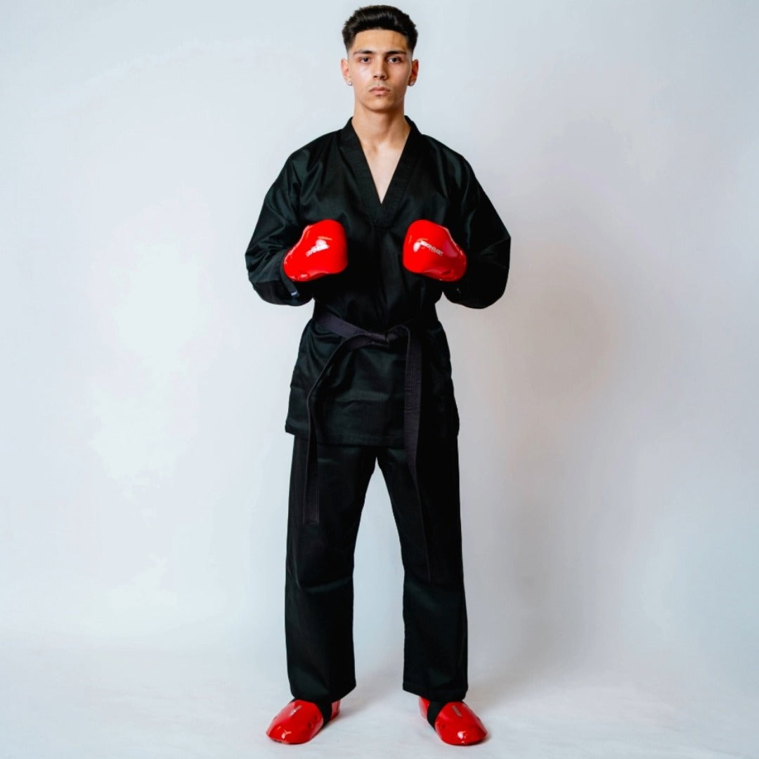 Bytomic Red Label V-Neck bojová umění uniforma černá