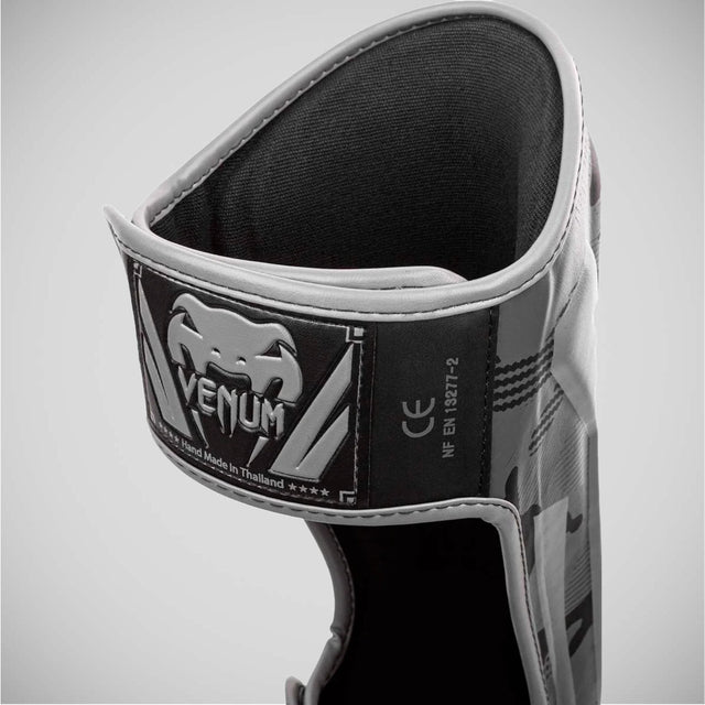Venum Elite Shin Guards Black/Dark Camo