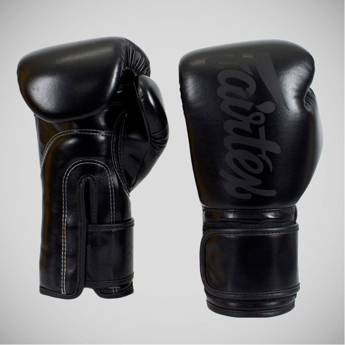 Fairtex BGV14 Mikrofaser -Boxhandschuhe schwarz