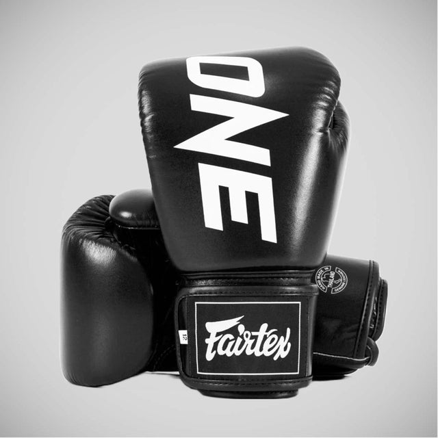 Fairtex BGV X ONE Championship Boxing Gloves Black