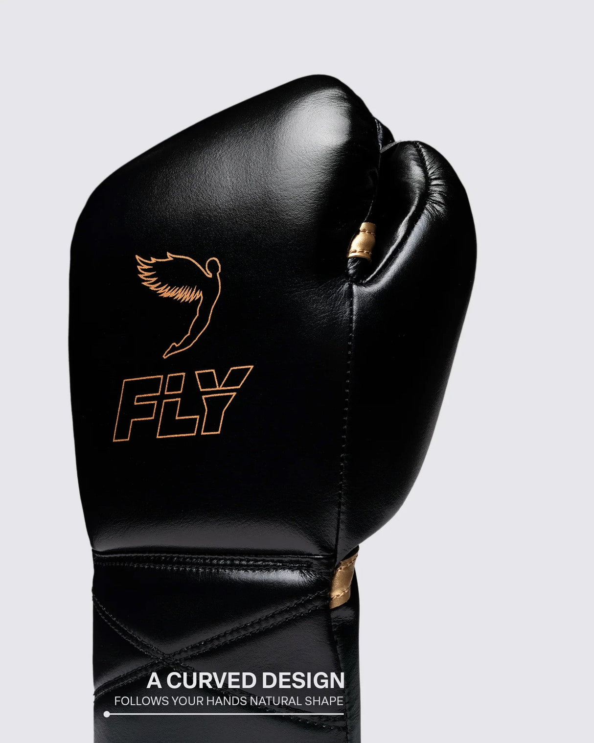 Fly Superlace Pro X 2 Boxing Gloves Black/Gold