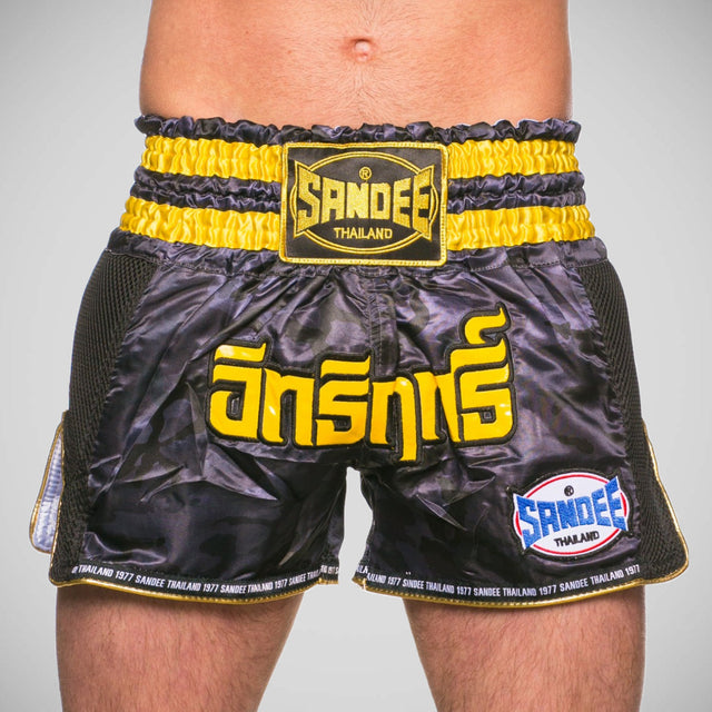 Sandee Supernatural Power Thai Shorts Black/Gold