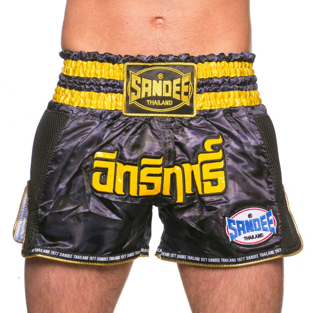 Sandee Supernatural Power Thai Shorts Black/Gold
