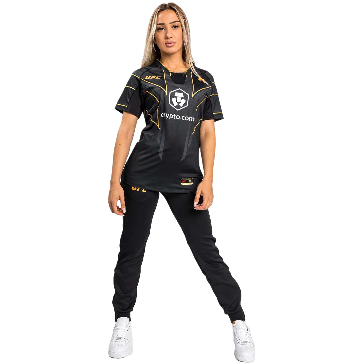 Venum UFC Authentic Fight Night 2.0 Women's Walkout Jersey Black/Gold