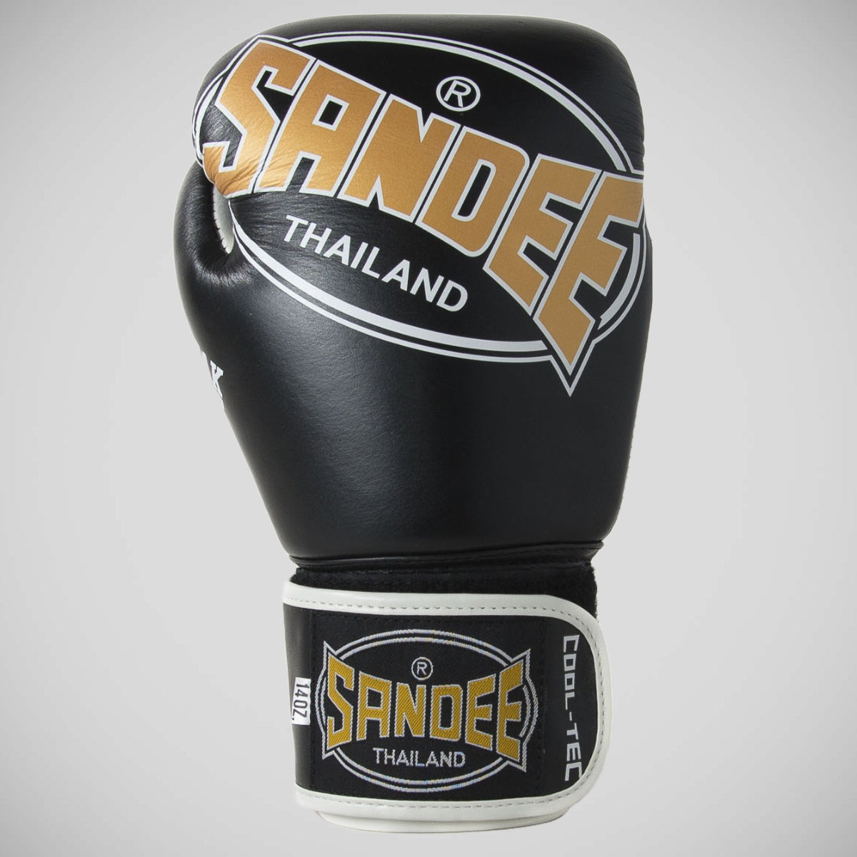 Sandee Cool-Tec 3-Tone Boxing Gloves Black/Gold/White