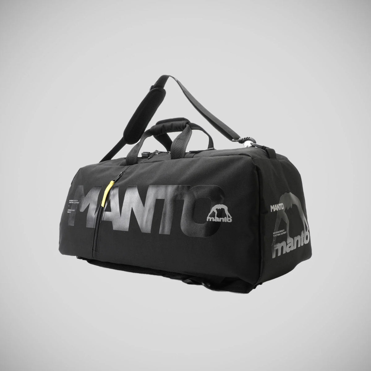 Manto Blackout Sports Bag/Back Pack Black