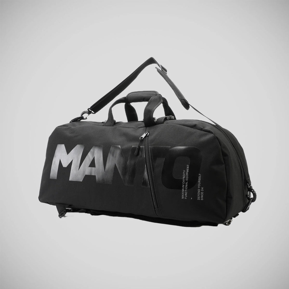 Manto Blackout Sports Bag/Back Pack Black