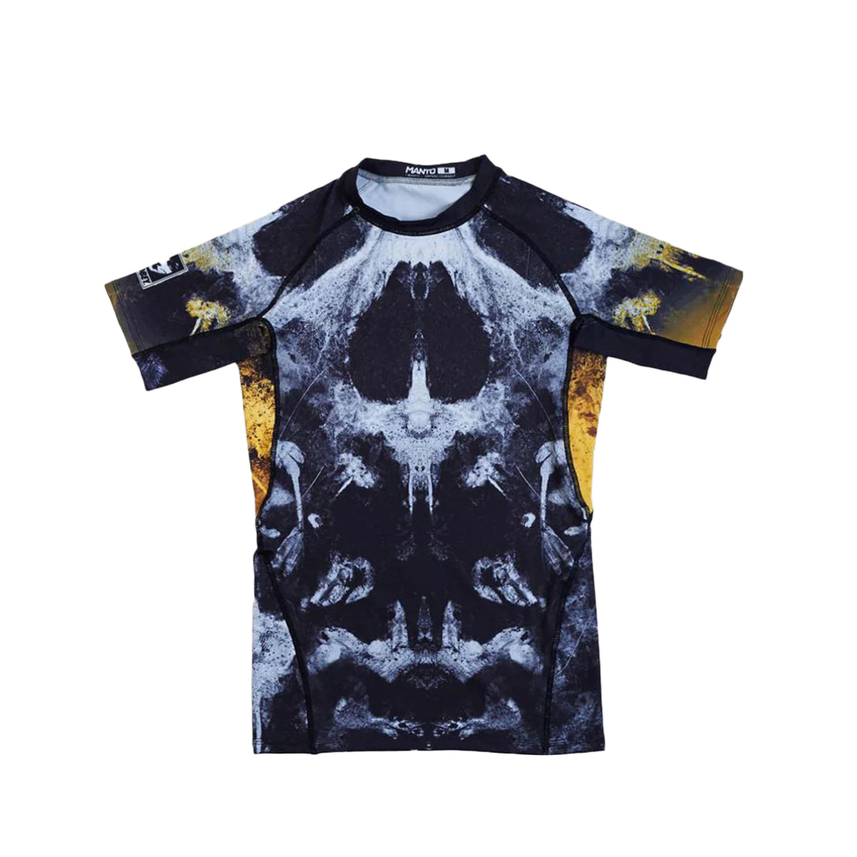 Manto ongehoorzaam aan de uitslag van korte mouwen Black Black