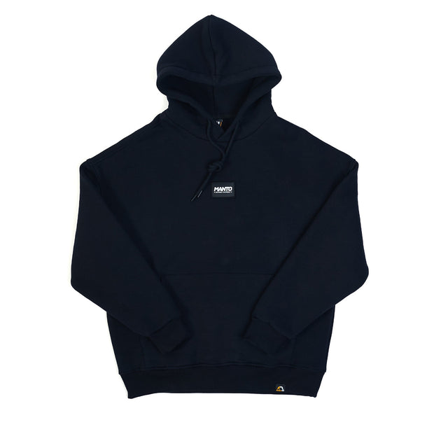 Manto Label Oversize Hoodie Black