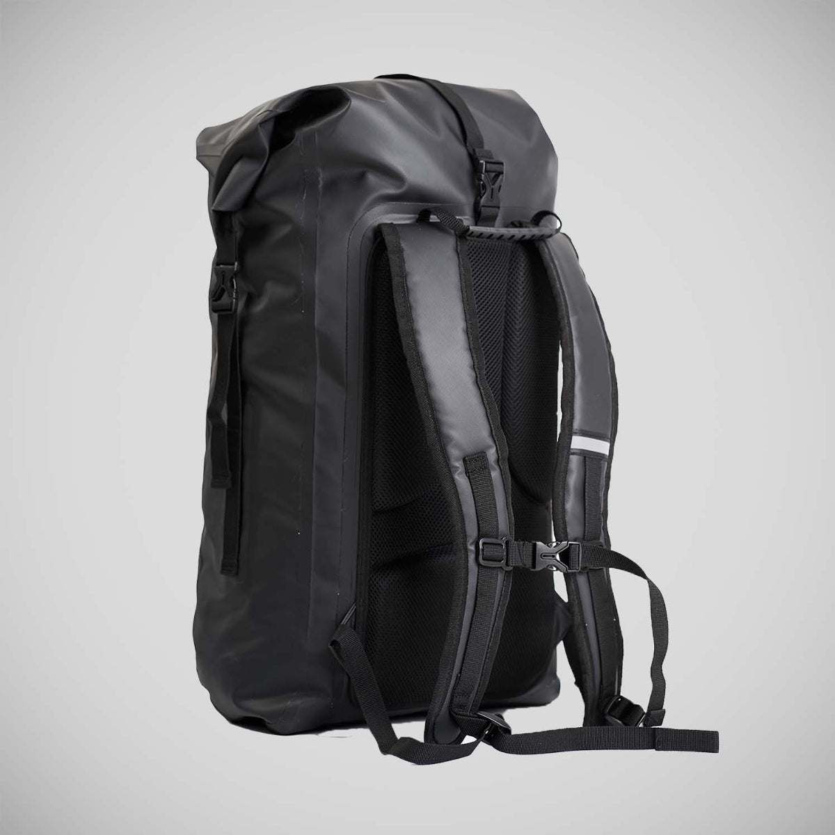 Manto New York Roll Top Back Pack Black