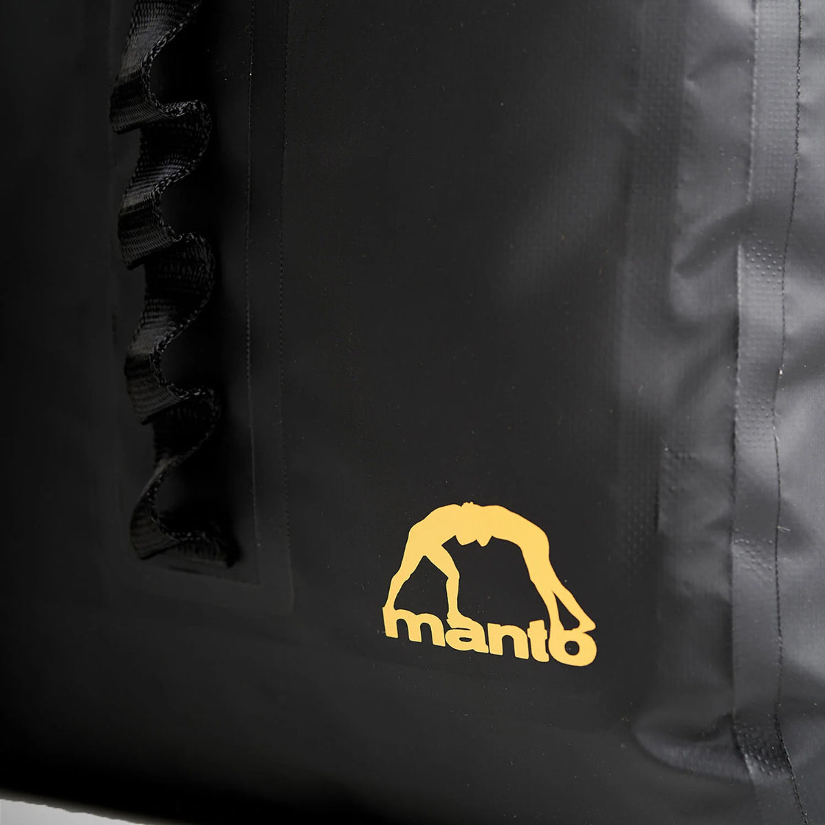 Manto New York Roll Top Back Pack Black