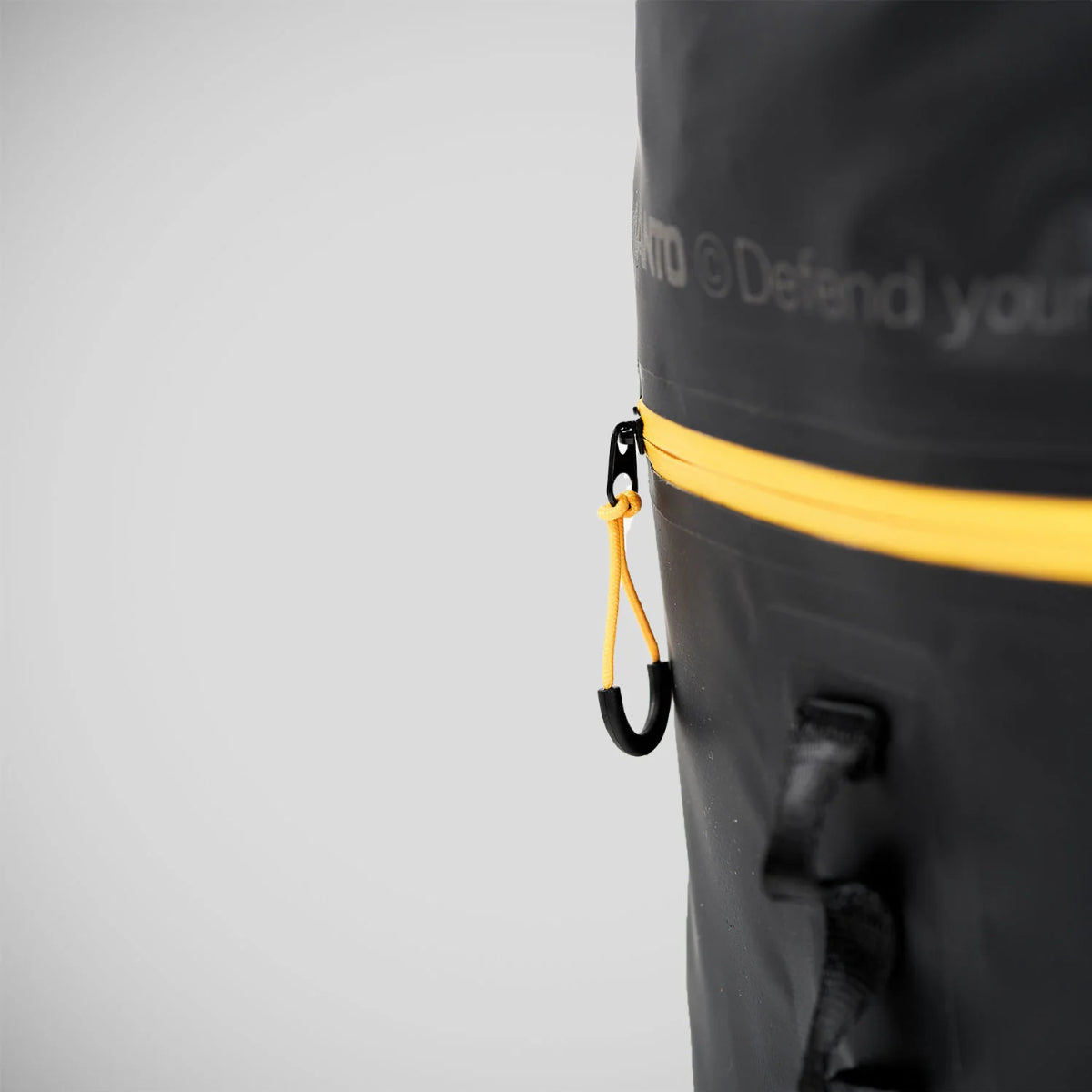 Manto New York Roll Top Back Pack Black