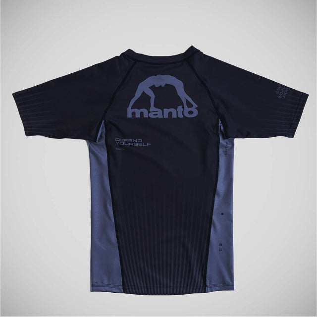 Manto Ranked Rash Guard Black