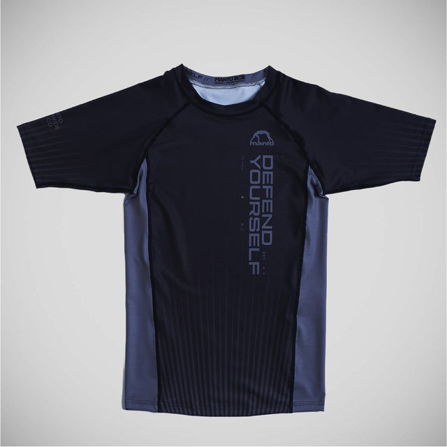 Manto Ranked Rash Guard Black
