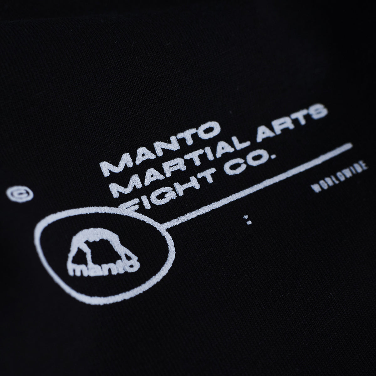 Manto mal t-skjorte svart