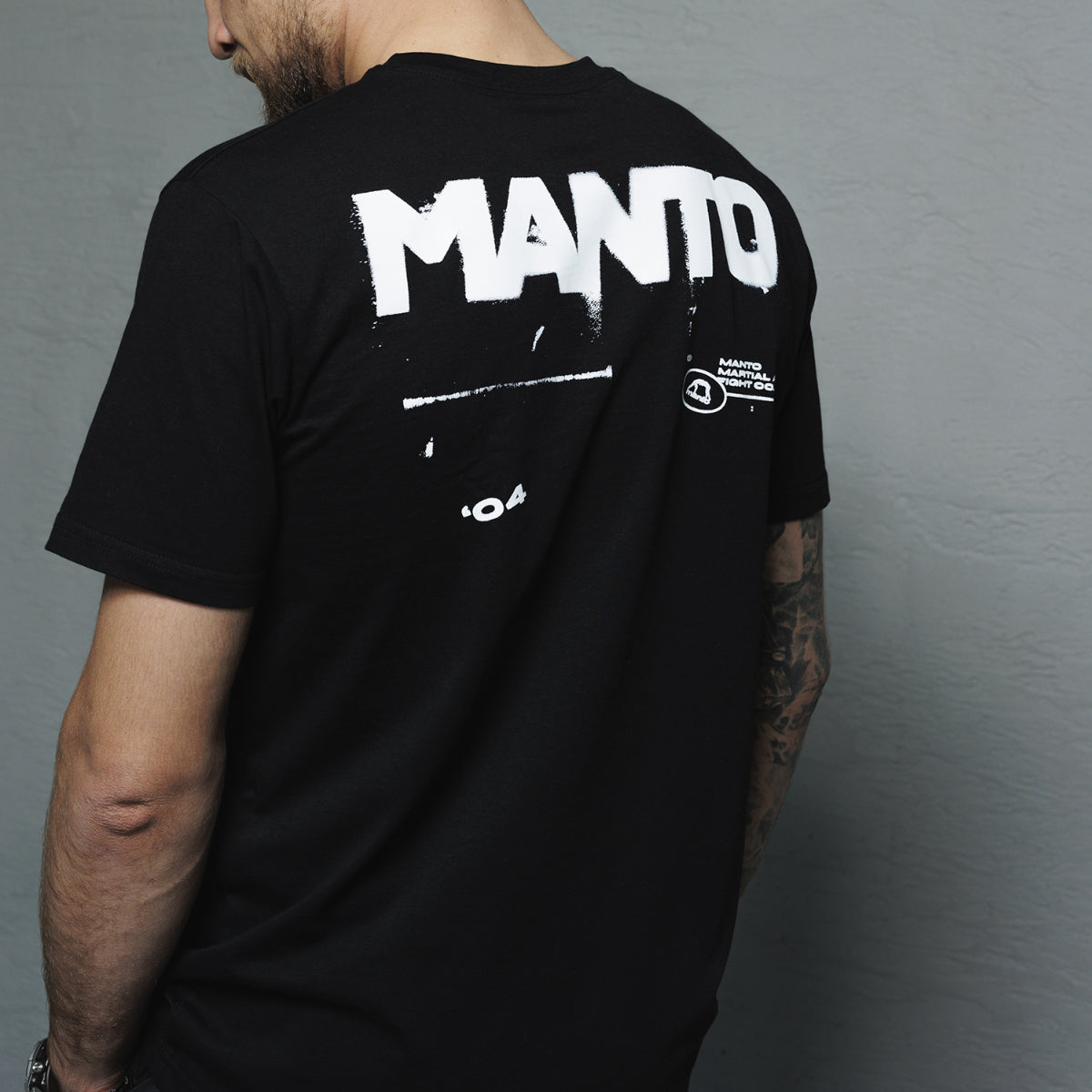 Manto mal t-skjorte svart