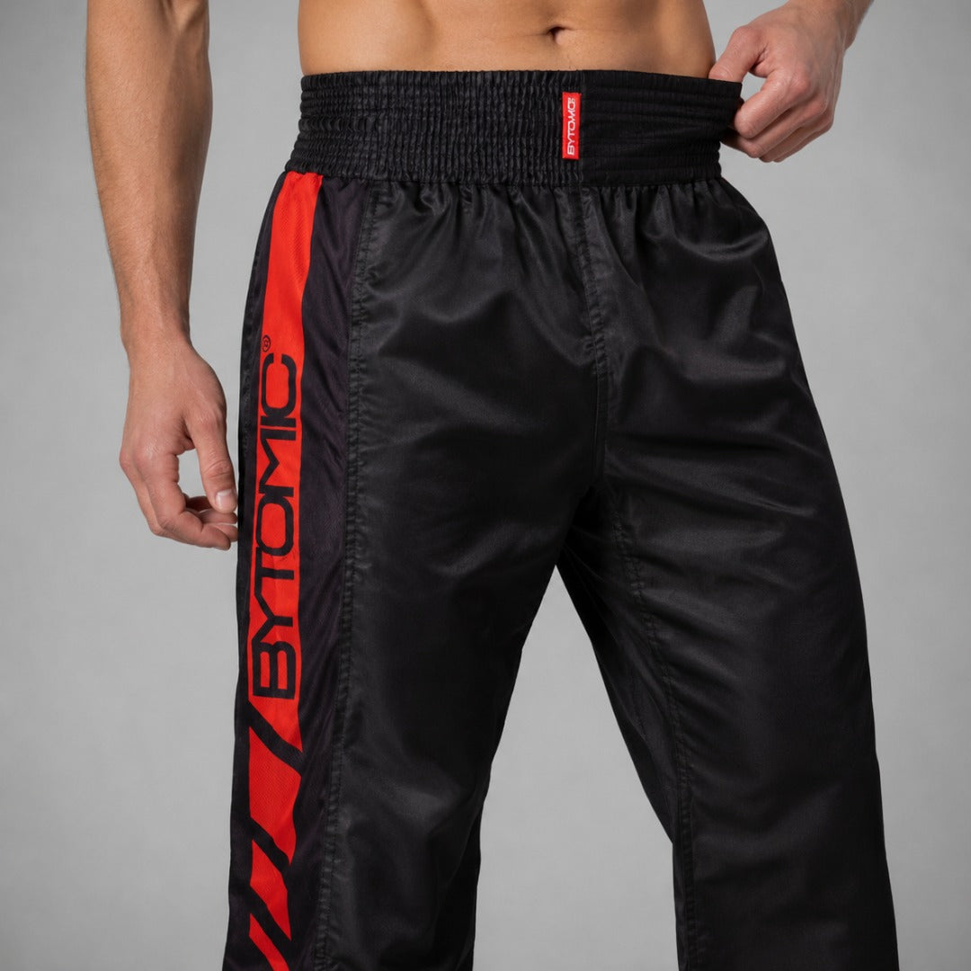 Bytomic Red Label Mesh Kickboxing παντελόνι μαύρο/κόκκινο