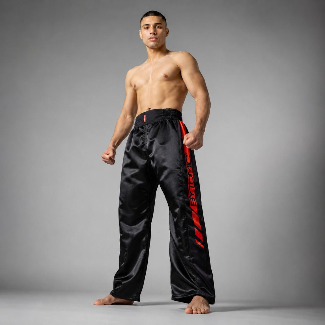 Bytomic Red Label Mesh Kickboxing παντελόνι μαύρο/κόκκινο