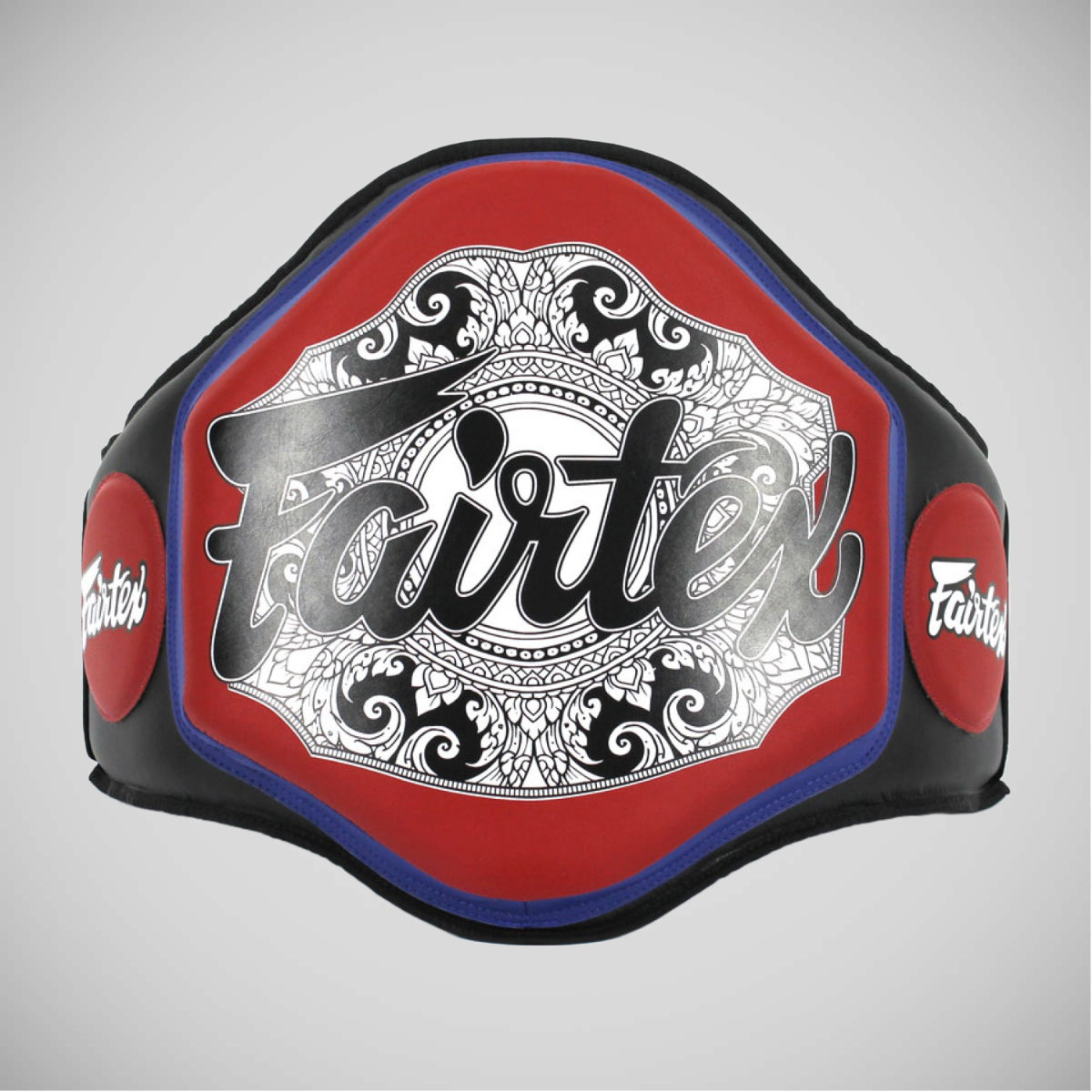 Fairtex BPV3 Microfiber Belly Pad Black/Red