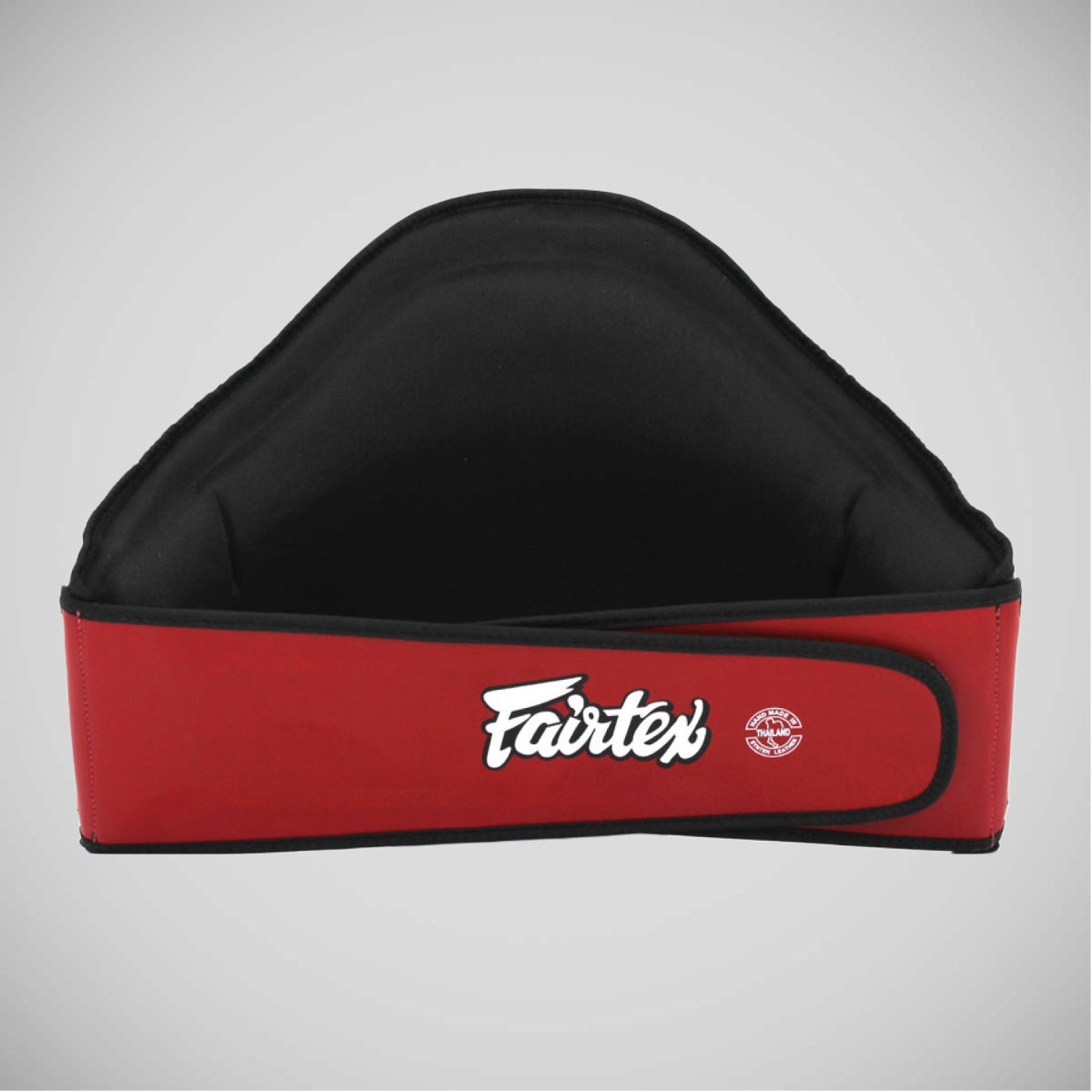 Fairtex BPV3 Microfiber Belly Pad Black/Red