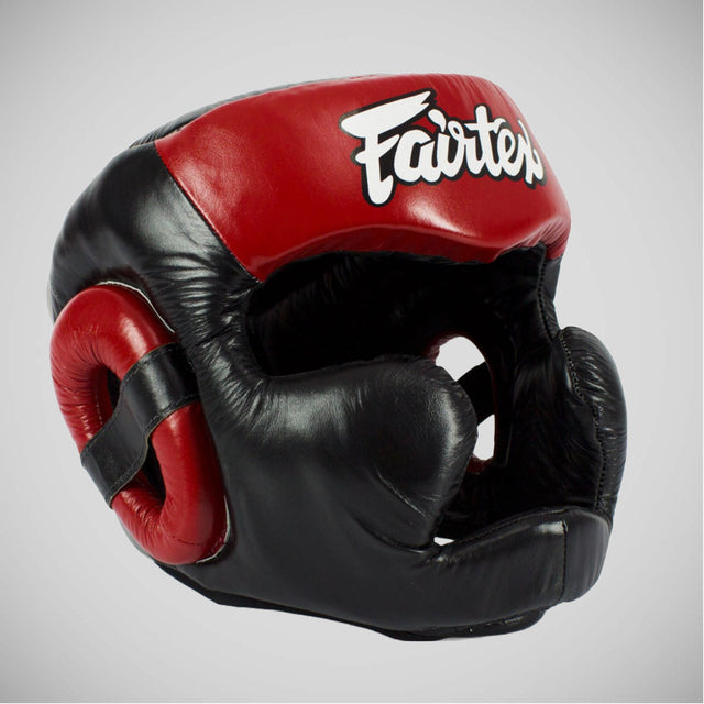 Fairtex HG13 Headguard Black/Red