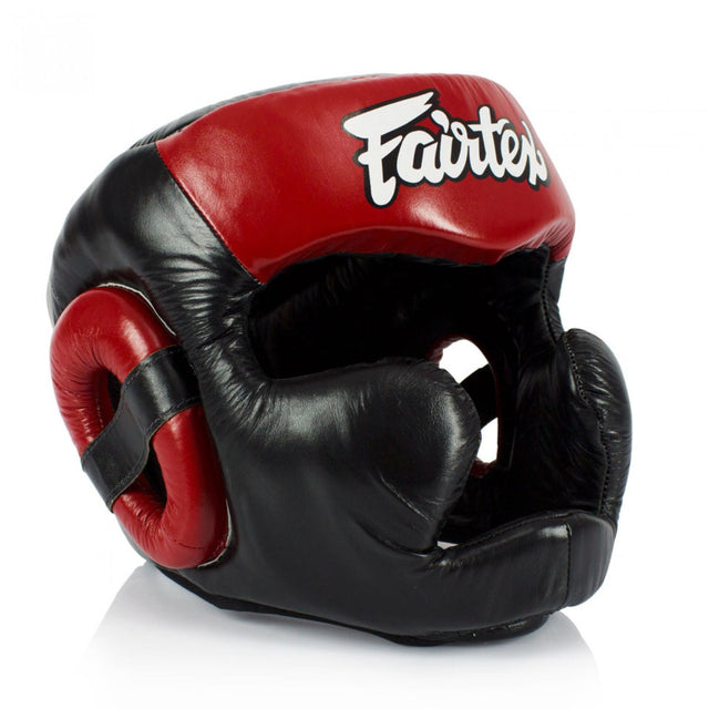Fairtex HG13 Headguard Black/Red