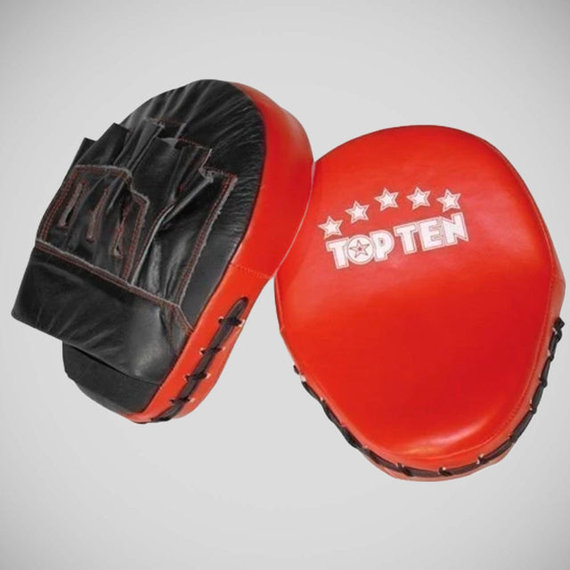Top Ten Focus Mitts Black/Red