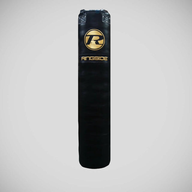 Ringside Buffalo Leather 6ft Punch Bag Black