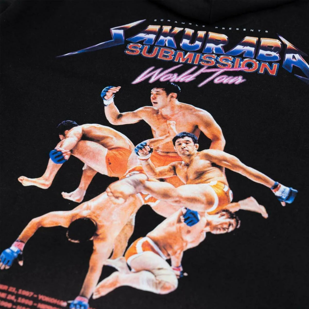 Scramble Saku World Tour Hoodie schwarz