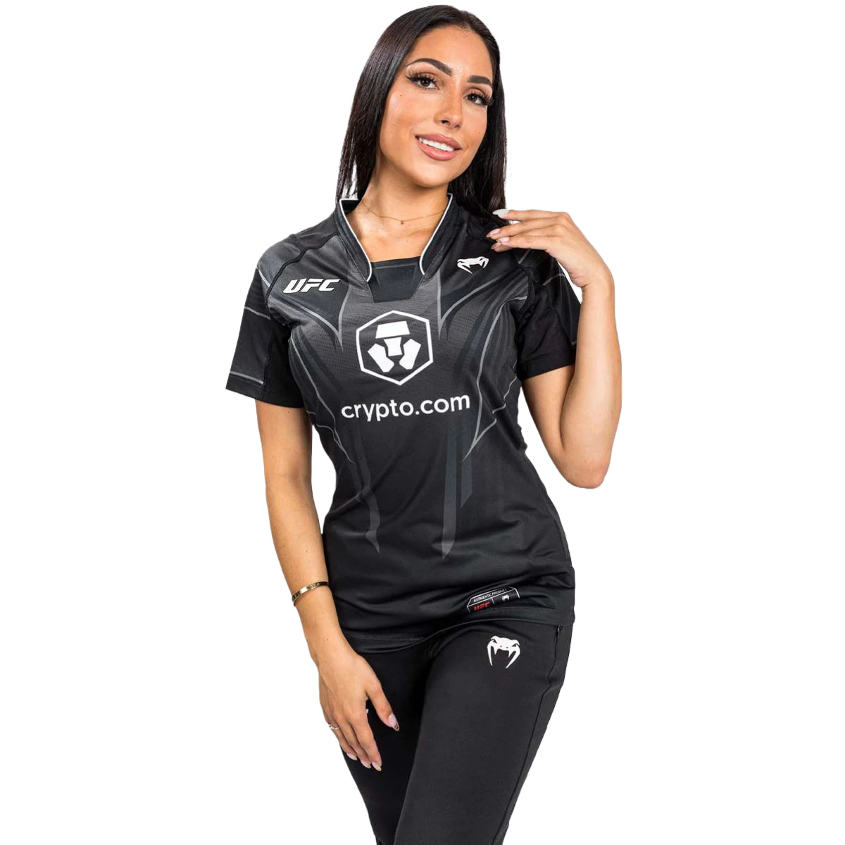 Venum UFC Authentic Fight Night 2.0 Women's Walkout Jersey Black