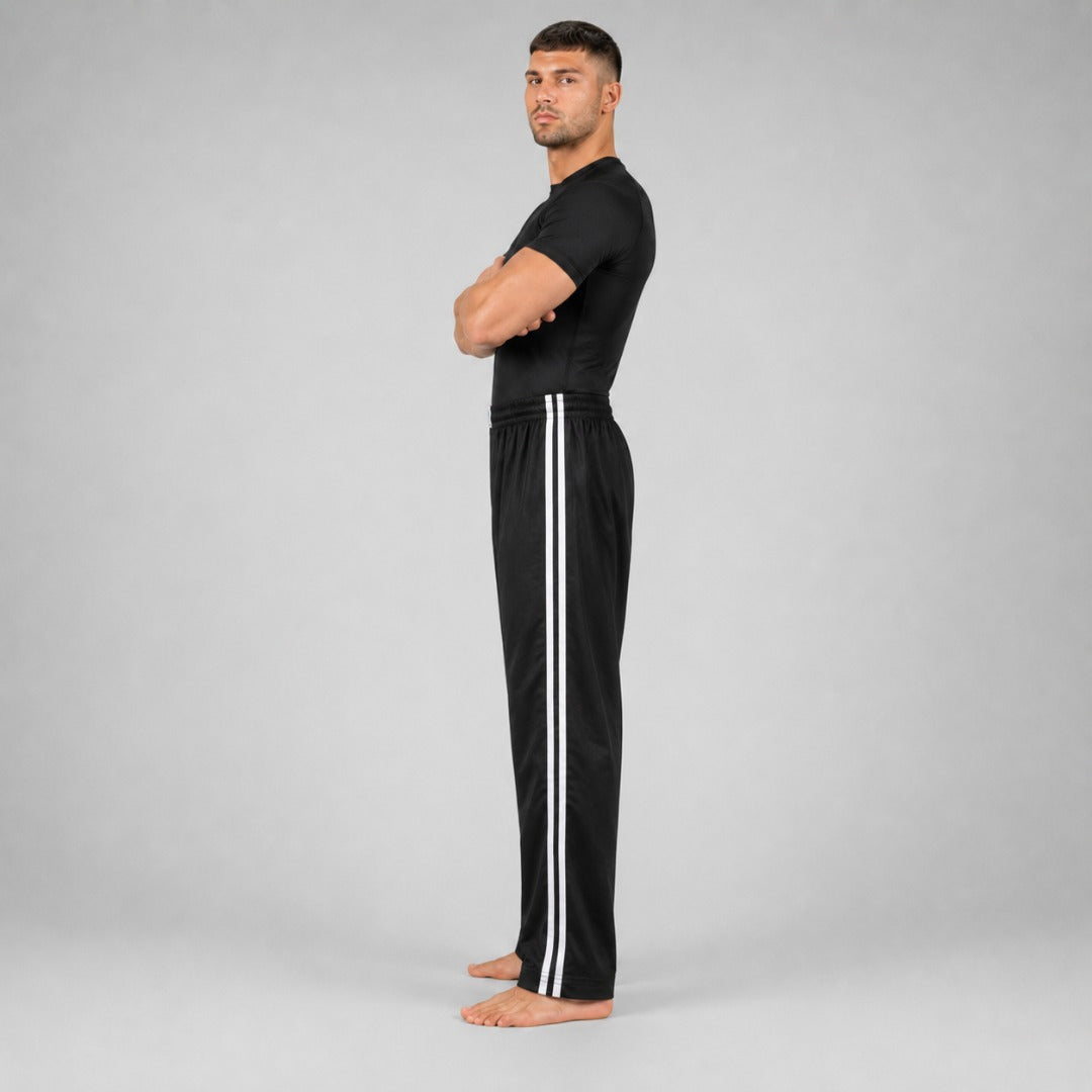 Bytomic Adult Double Stripe Contact Pants Black/White
