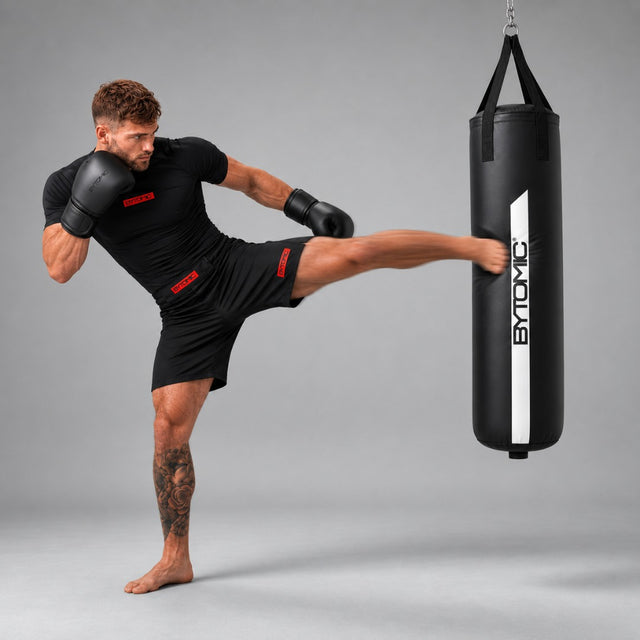 Bytomic Red Label 4ft Punch Bag Black/White