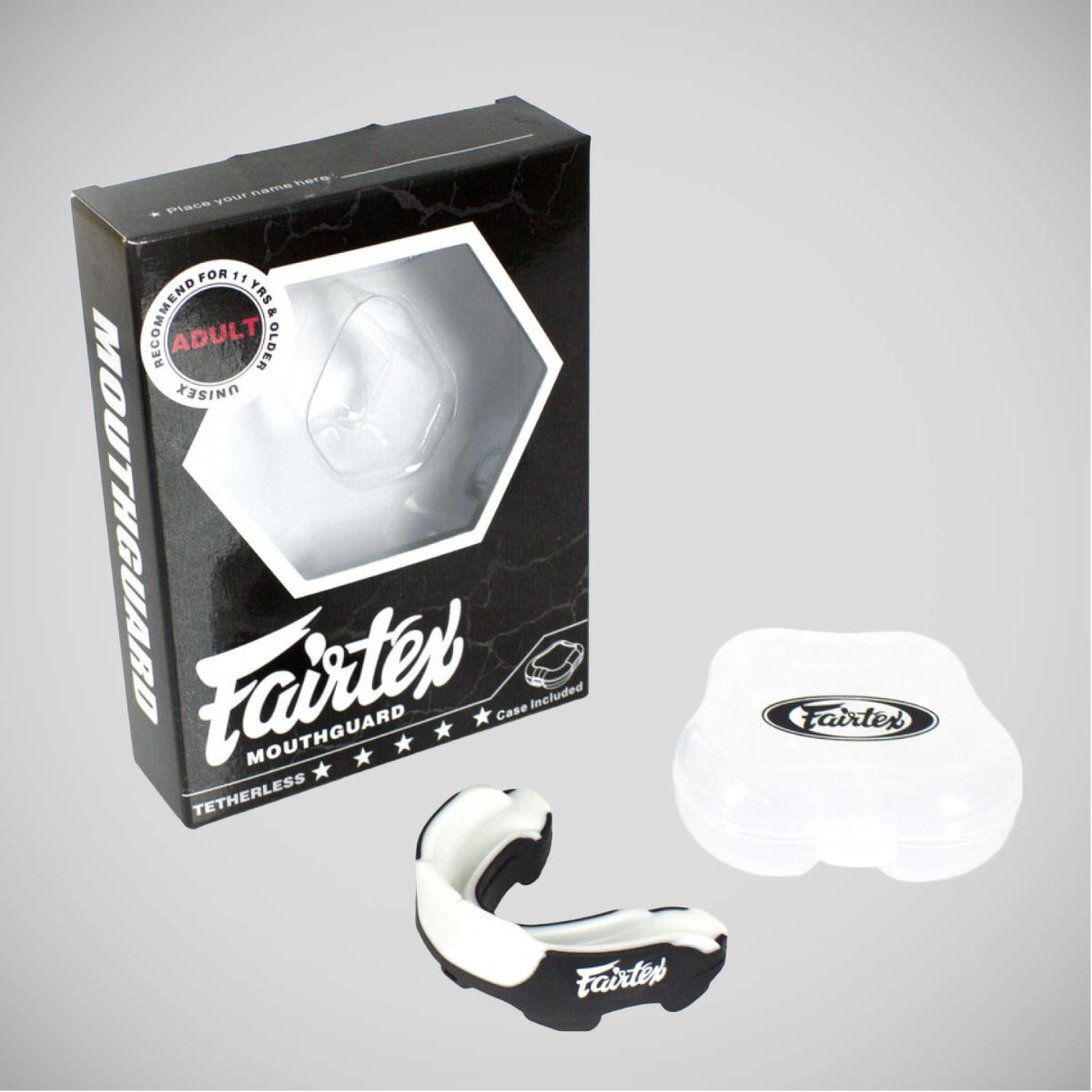 Fairtex mg3 gel gard gura negru/alb
