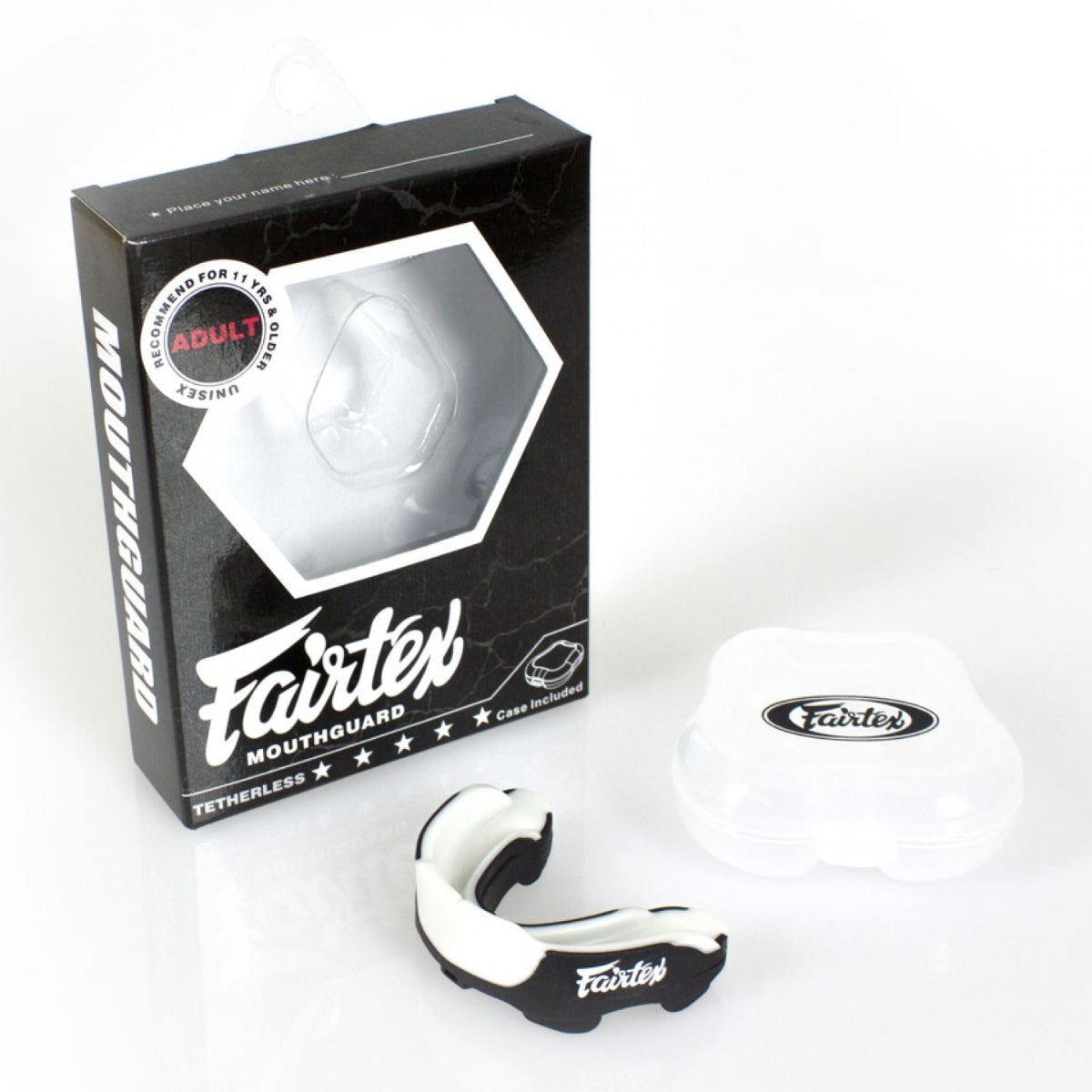 Fairtex mg3 gel gard gura negru/alb