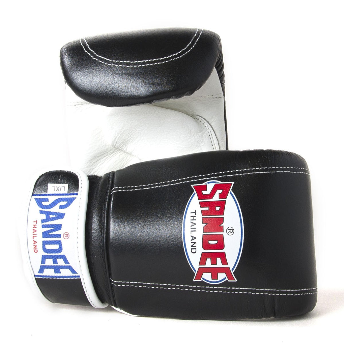 Sandee Leather Bag Gloves Black/White