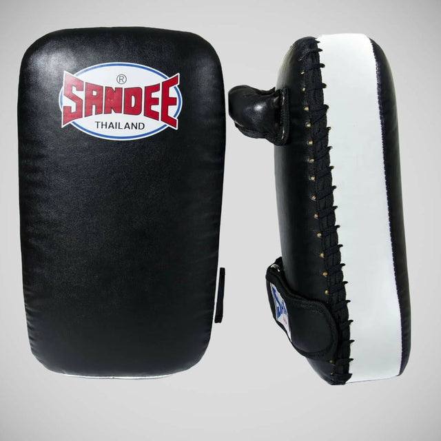 Sandee Small Flat Thai Pads Black/White