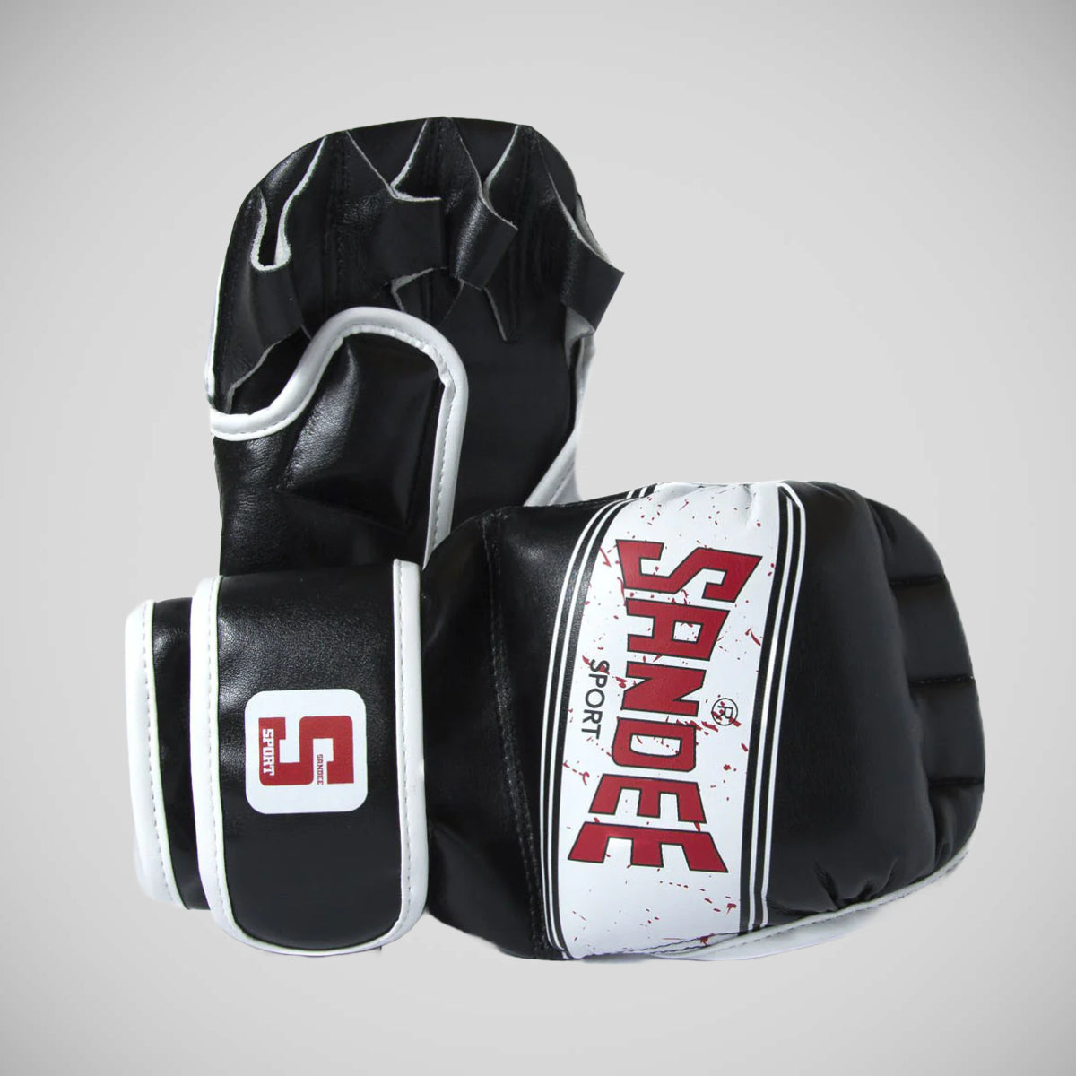 Sandee Sport MMA Sparring Gloves Black/White