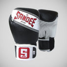Sandee Sport Hook and Loop Fastening 2 Tone Boxing Gloves Black/White