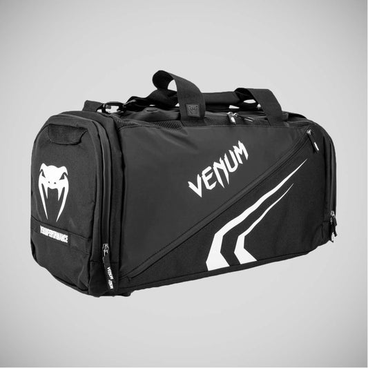 Black/White Venum Trainer Lite Evo Sports Bag