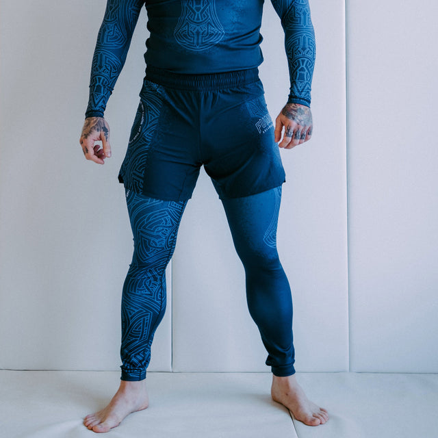 Fumetsu Mjolnir V-Lite Fight Shorts Blue/Black